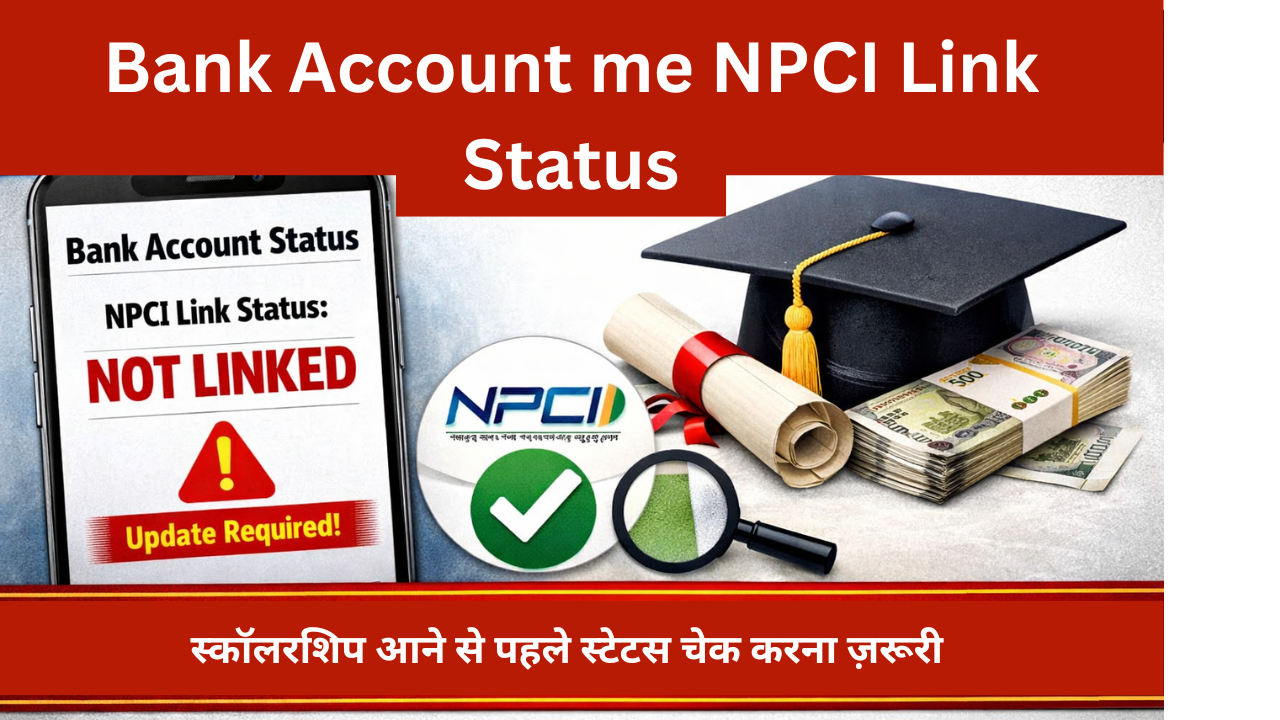 Bank Account me NPCI Link Status