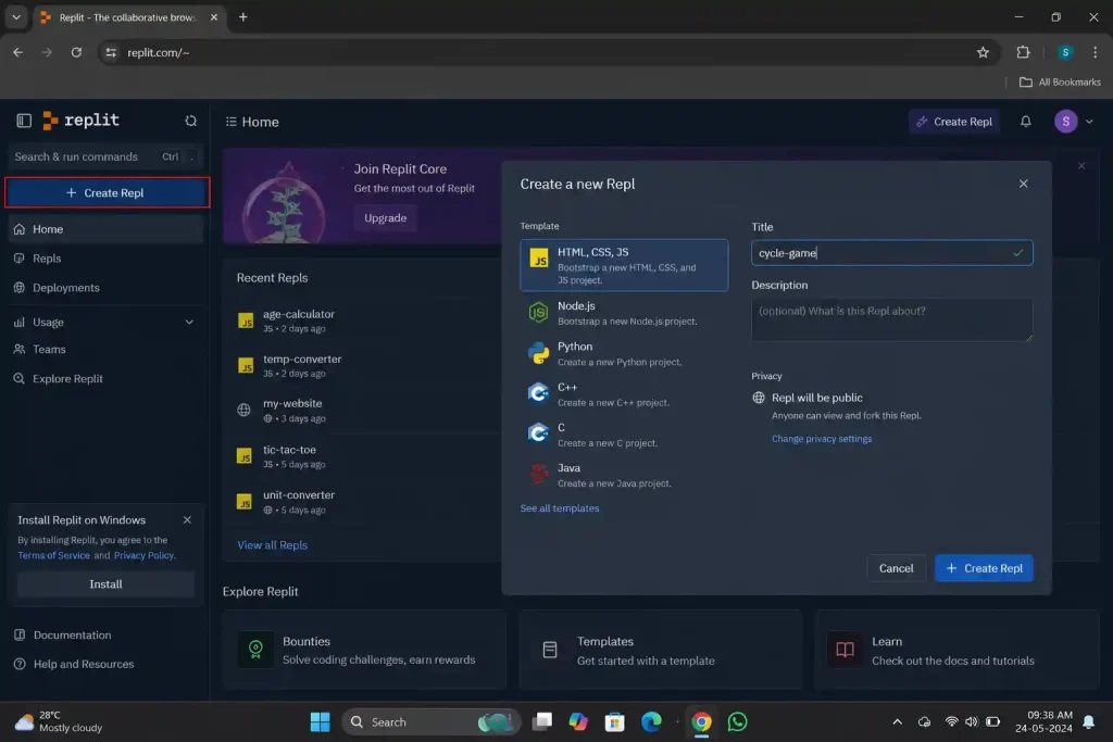 01-replit-dashboard-create-repl